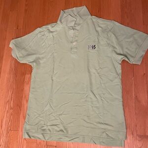Staple Men's Light Green Polo Shirt with '1995' Embroidery